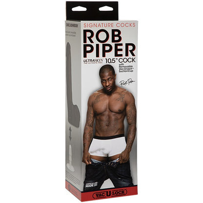 Doc Johnson Signature Cocks Rob Piper Ultraskyn Vac-U-Lock Suction Cup Dildo