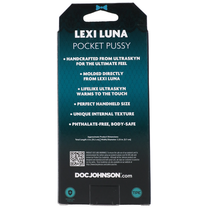 Lexi Luna product packaging with text on a white background