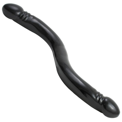 Doc Johnson Smooth Double Ended Header Black 18 Inch Dildo Adult DP Dong