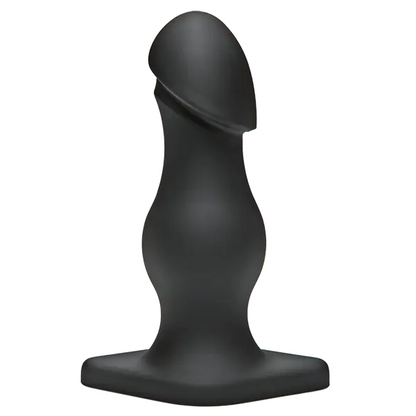 Doc Johnson TitanMen The Rumpy 6.5 Inch Smooth Cushioned Anal Butt Plug Black