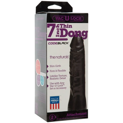 Box of '7 Inch Thin Dong' product with branding and product details.