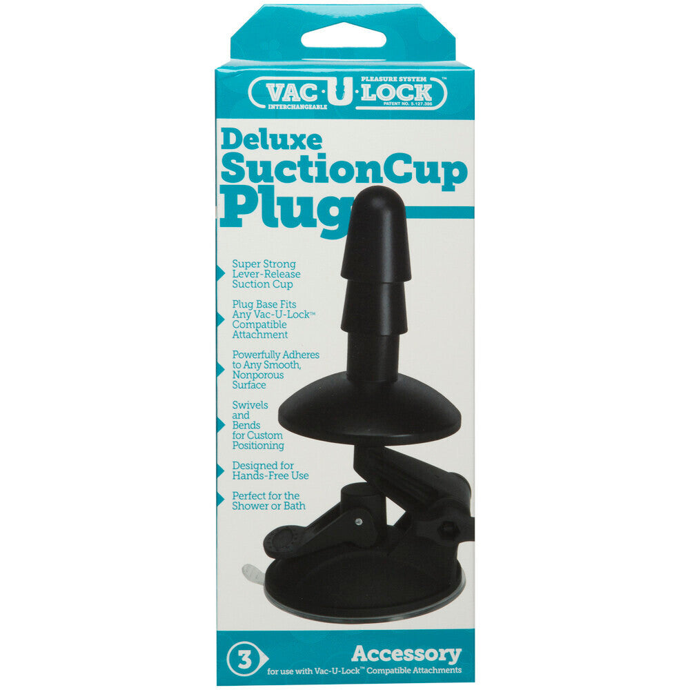 Doc Johnson Vac-U-Lock Deluxe Suction Cup Plug Dildo Attachment Mount Accessory