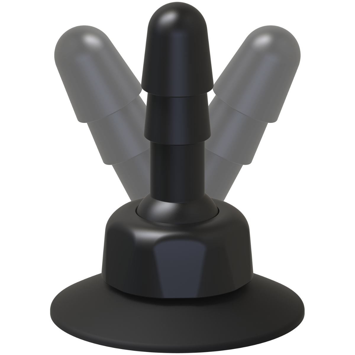 Doc Johnson Vibrating Dual Density Ultraskyn Dildo Set Vac-U-Lock Strap on Kit
