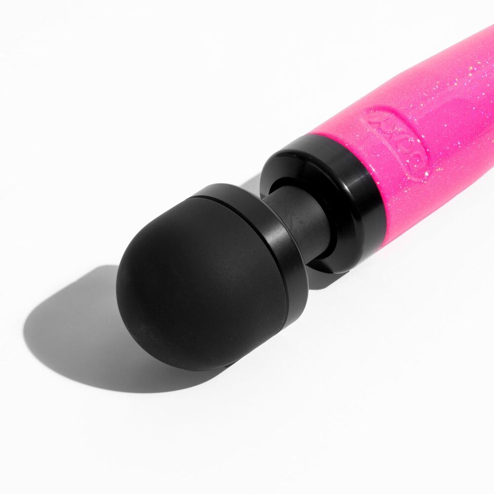 Doxy Die Cast Wand USB Rechargeable Hot Pink Silicone Massager
