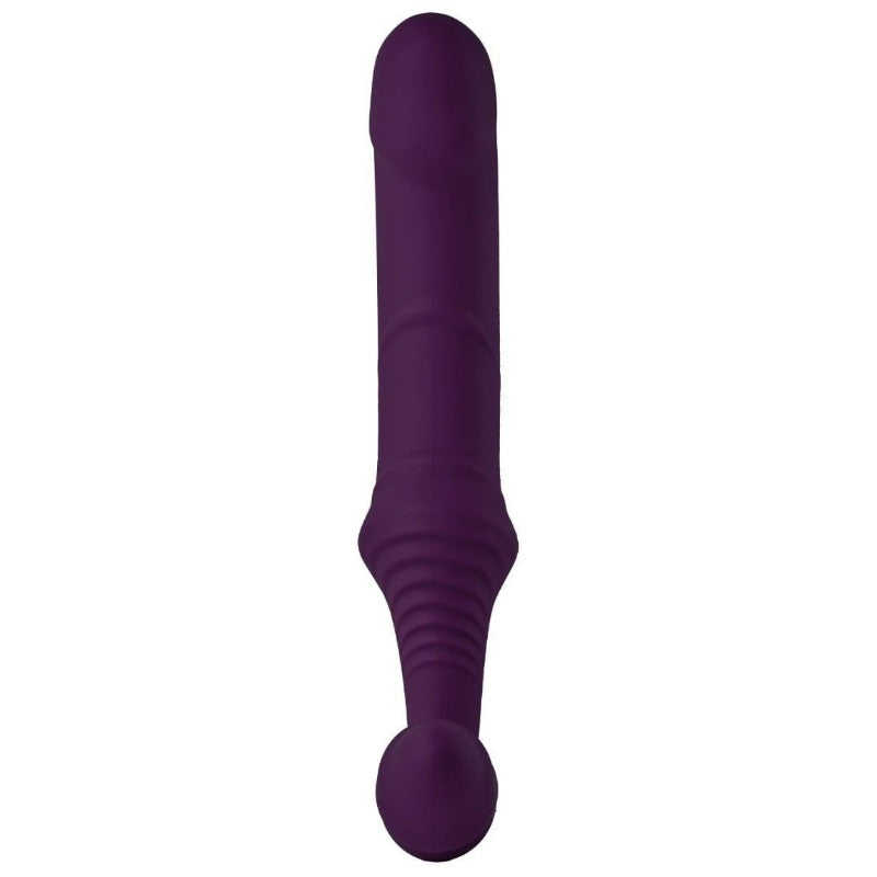 DreamToys Bold Storm Strapless Remote Control Vibrating Strap-On Dildo