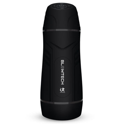 Black handheld device with 'BLOWWTECH' branding on a white background