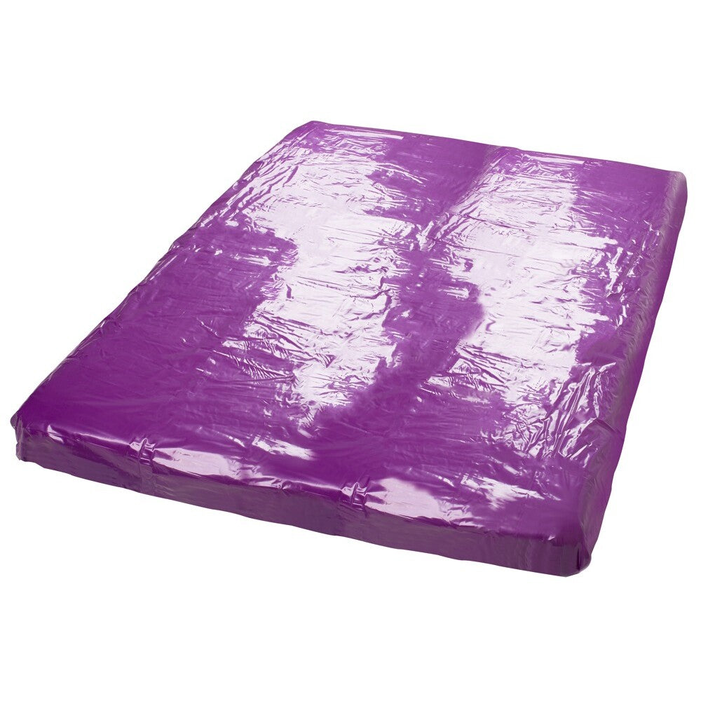 Fetish Collection Purple Vinyl Orgy Waterproof Bedsheets 200cm x 230cm
