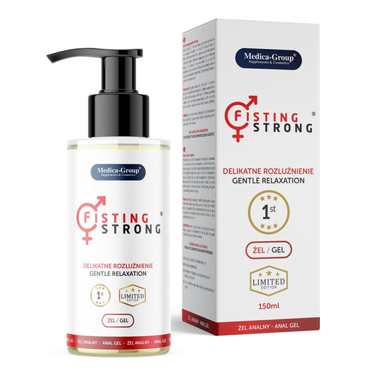 Fisting Strong product bottle and packaging on a white background