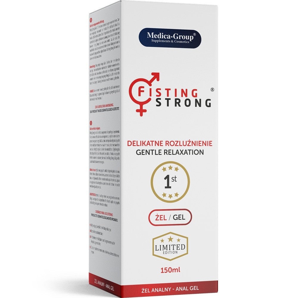 Fisting Strong product packaging with Medica Group branding on a white background