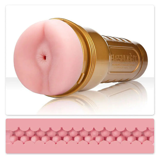 Fleshlight STU Stamina Training Unit Pink Butt Masturbator Textured Ass Stroker