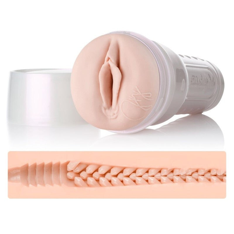 Silicone product with a textured surface on a white background