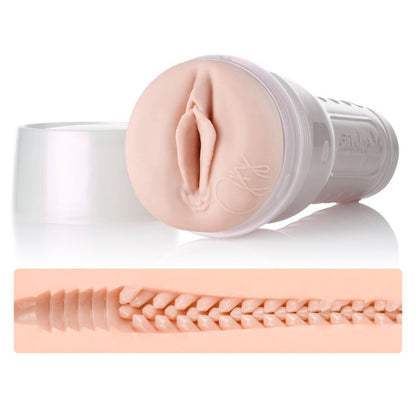 Silicone product with a textured surface on a white background