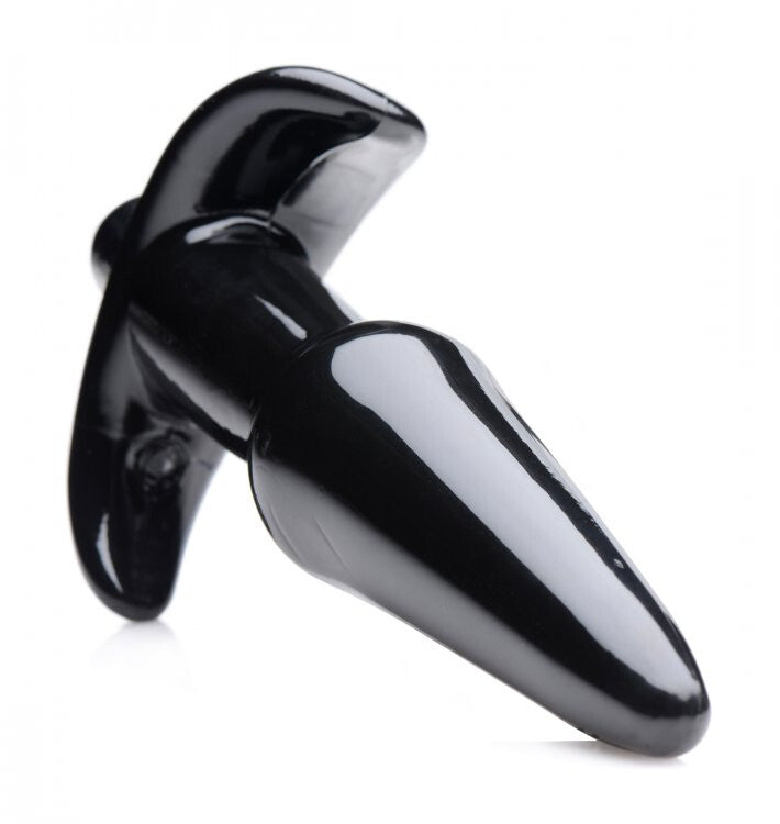 Frisky Thrilling Noir Smooth Vibrating Bullet Anal Butt Plug Training Waterproof