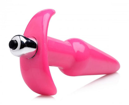 Frisky Thrilling Pink Smooth Vibrating Bullet Anal Butt Plug Training Waterproof