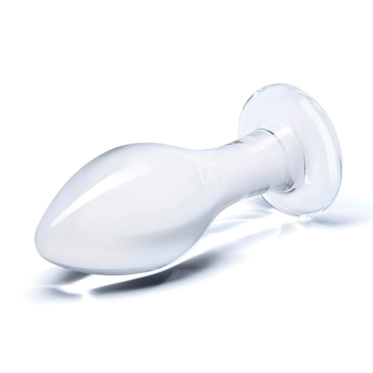 Gläs 4 Inch Classic Luxury Handblown Glass Anal Butt Plug Training Ass