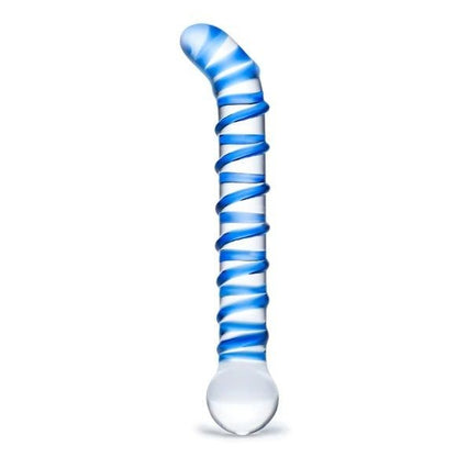 Gläs 6.5 Inch Mr Swirly G-Spot Handblown Glass Dildo Anal Prostate Massager