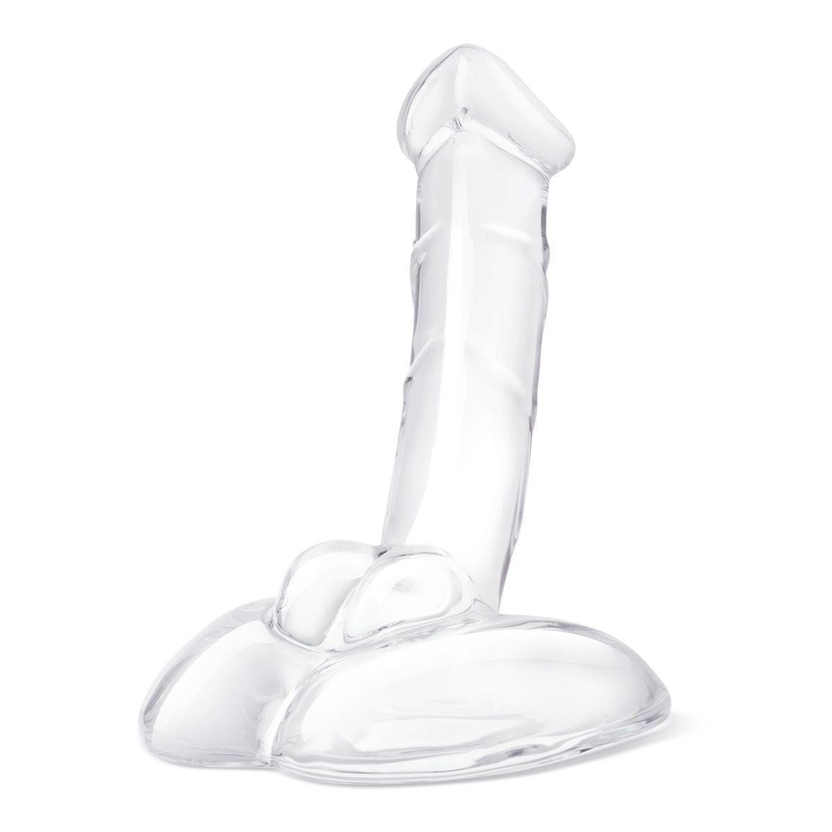 Gläs 7.5 Inch Rideable Standing Glass Cock Glass Dildo Stability Base Massager