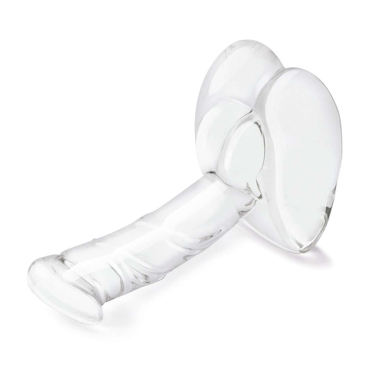 Gläs 7.5 Inch Rideable Standing Glass Cock Glass Dildo Stability Base Massager