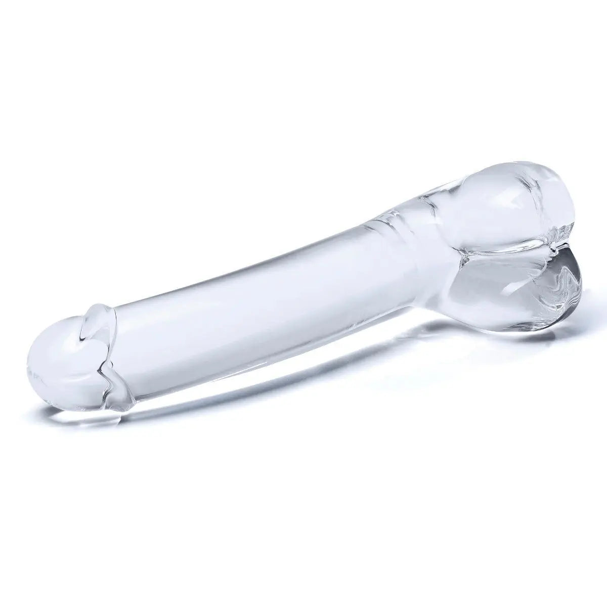 Glas_7_Inch_Realistic_Curved_Handblown_Smooth_Cock_Glass_Dildo_Flat_Base_Massager