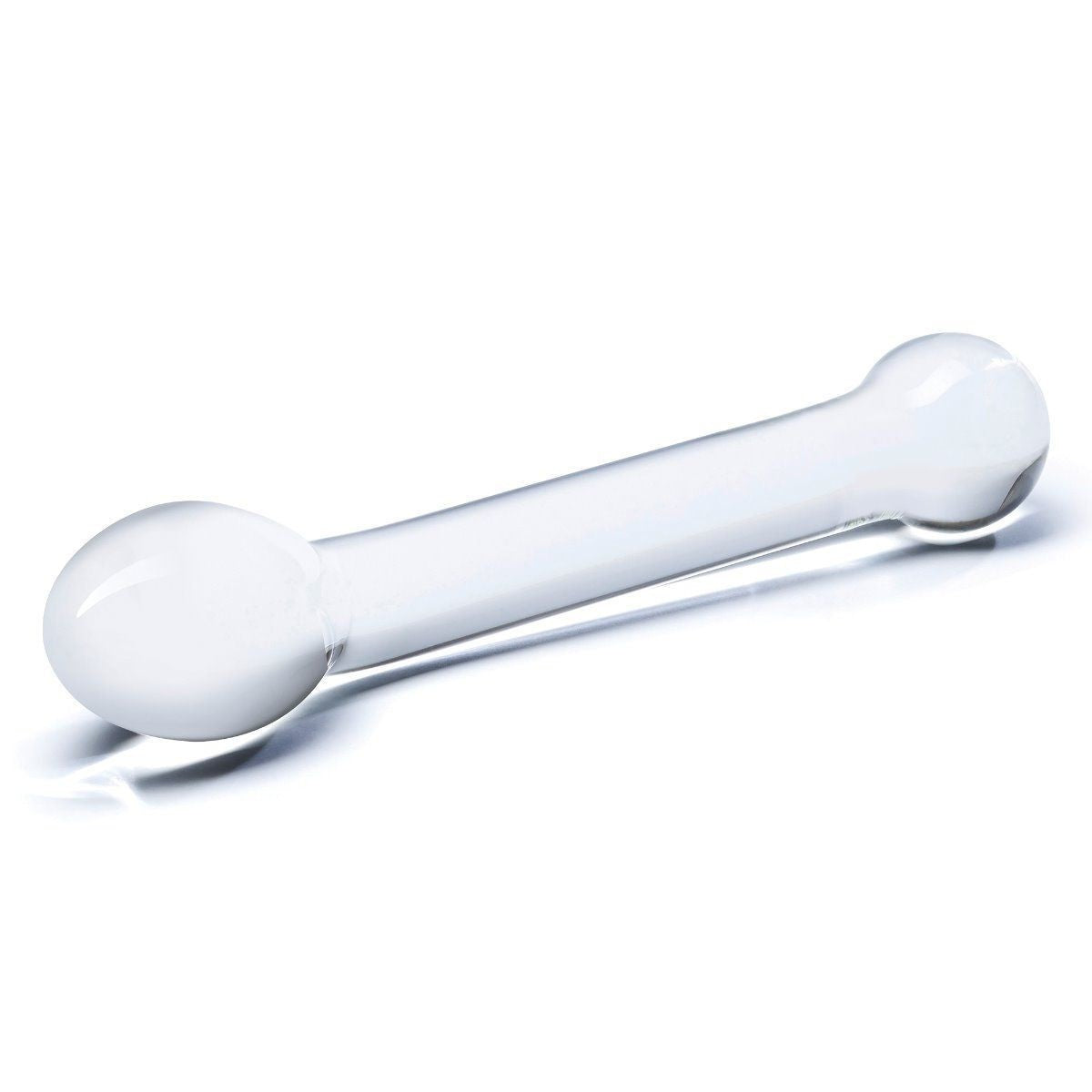 Glas 8 Inch Slimline G-Spot Luxury Handblown Glass Dildo Anal Prostate Massager