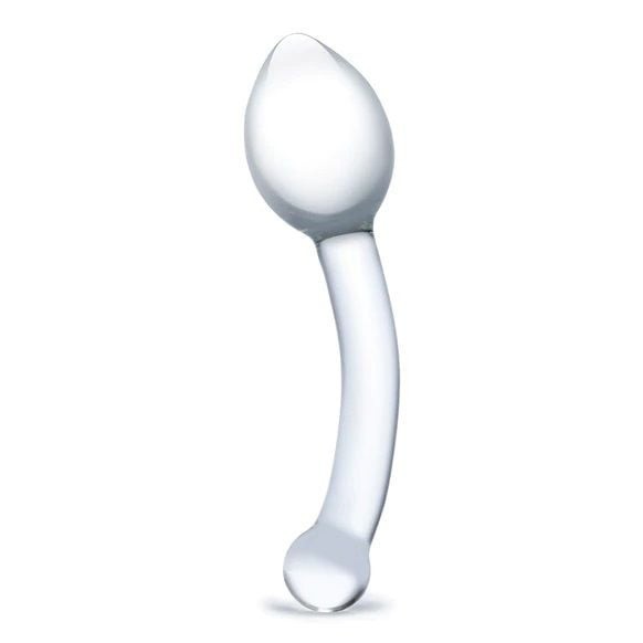 Glas 8 Pure Indulgence Slider Dual End Handblown Glass Anal Dildo