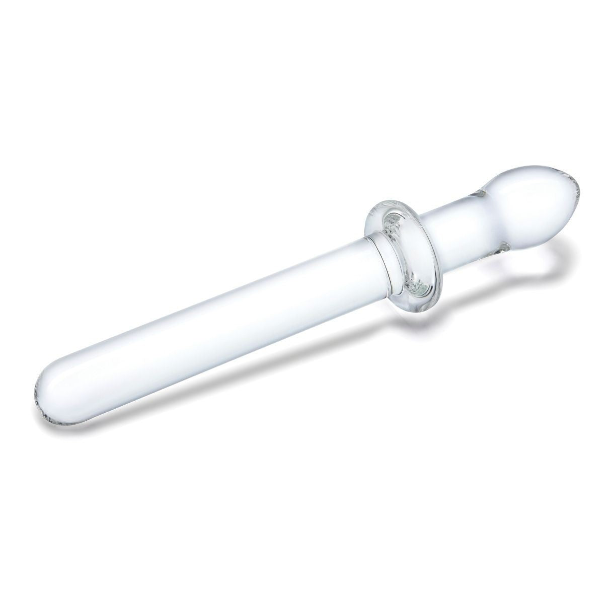 Gläs 9.25 Inch Smooth Double Dual End Handblown Glass Cock Dildo Anal Butt Plug