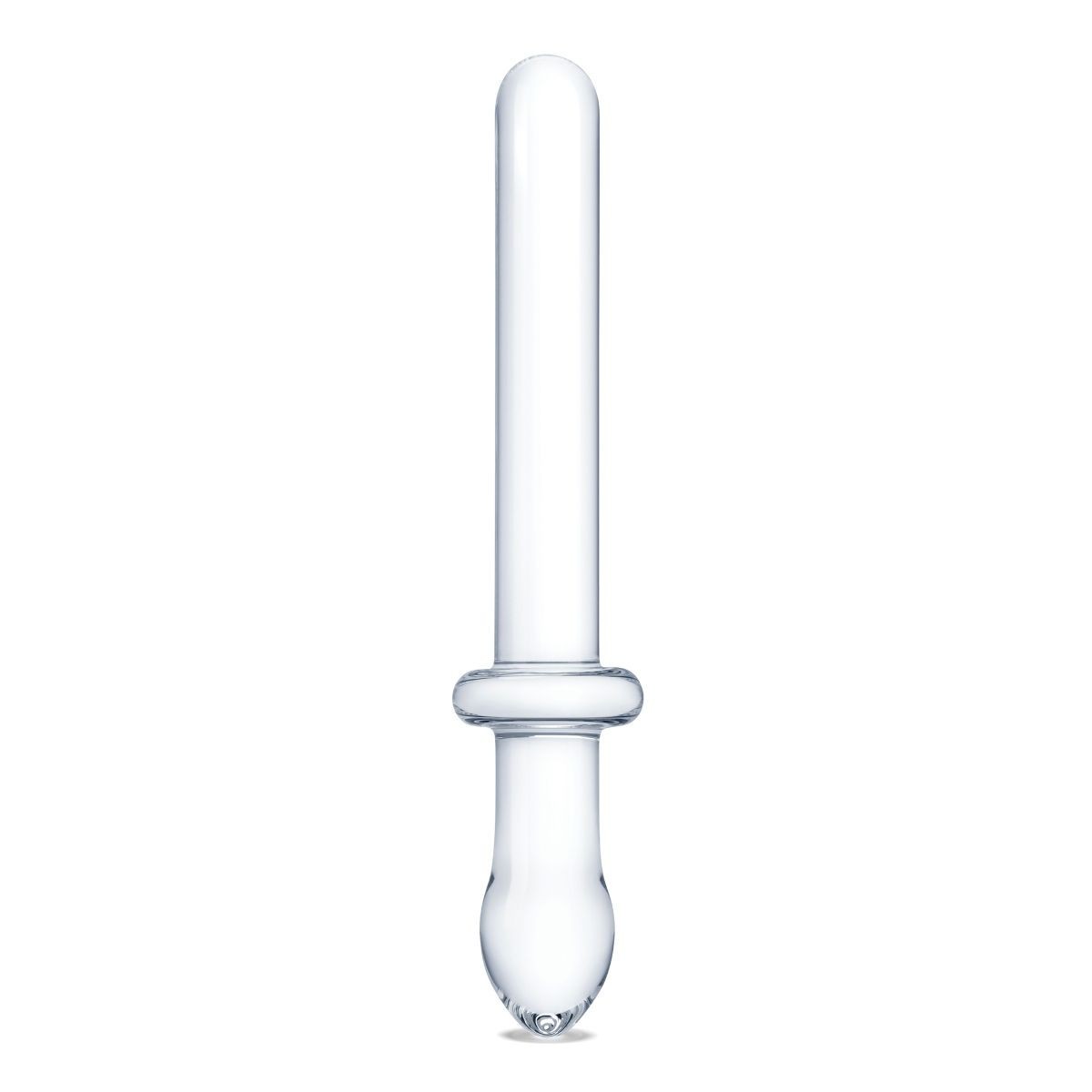 Gläs 9.25 Inch Smooth Double Dual End Handblown Glass Cock Dildo Anal Butt Plug