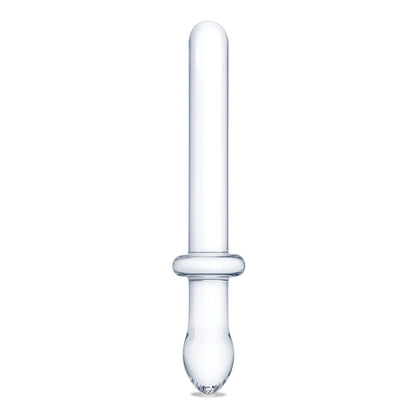 Gläs 9.25 Inch Smooth Double Dual End Handblown Glass Cock Dildo Anal Butt Plug