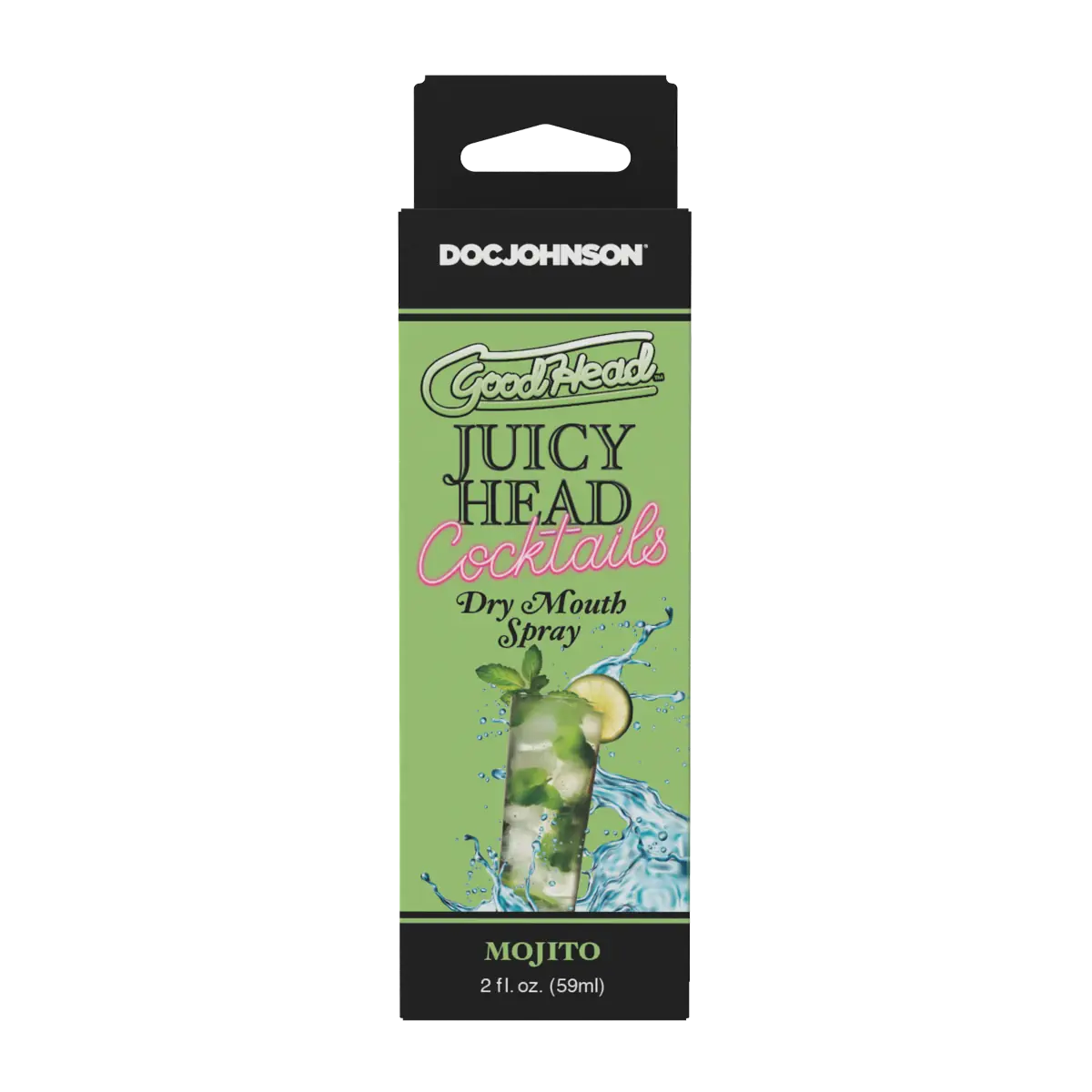 GoodHead Mojito dry mouth spray packaging on a white background