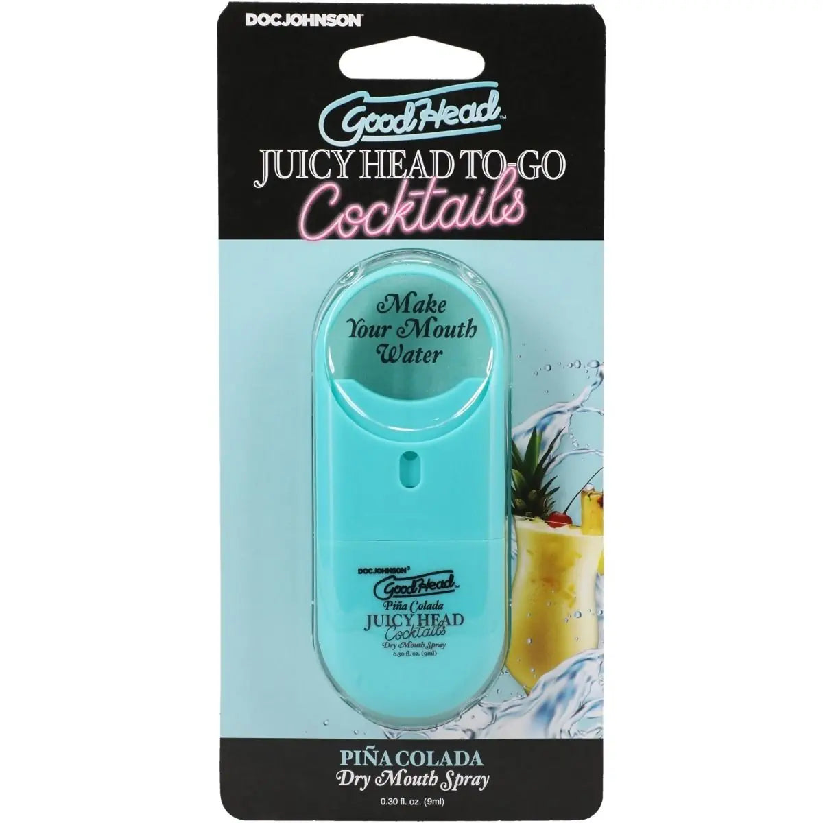 Goodhead Juicy Head Cocktails Dry Mouth Spray To-Go Flavoured Blowjob Vegan Mist Pina Colada