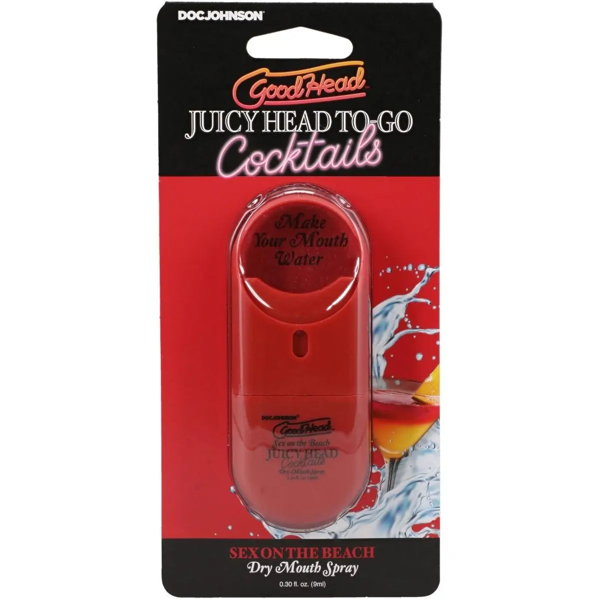 Goodhead Juicy Head Cocktails Dry Mouth Spray To-Go Flavoured Blowjob Vegan Mist Sex On The Beach