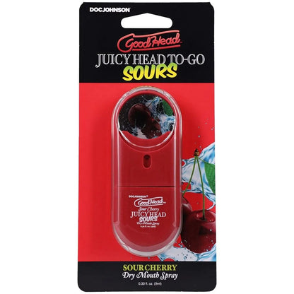 Goodhead Juicy Head Dry Mouth Blowjob Spray To-Go Sour Flavoured Cruelty Free Sour Cherry