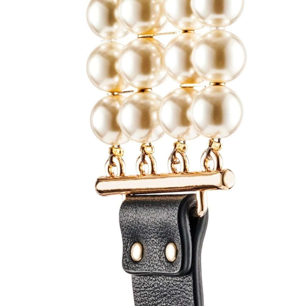 Guilty Pleasure Allure Luminious Pearl Leash & Collar BDSM Bondage Fetish Vegan