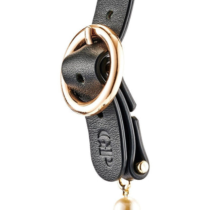 Guilty Pleasure Allure Majestic Pearl Mouth Ball Gag BDSM Bondage Fetish Vegan