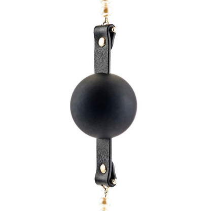Guilty Pleasure Allure Majestic Pearl Mouth Ball Gag BDSM Bondage Fetish Vegan