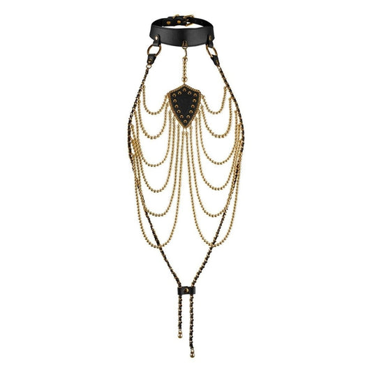 Guilty Pleasure Allure Pearl Pleasure Collar Harness BDSM Bondage Fetish Vegan