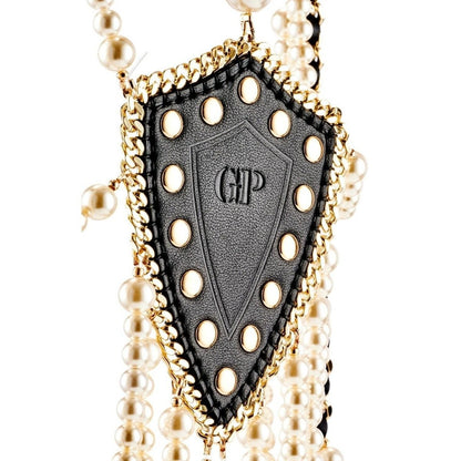 Guilty Pleasure Allure Pearl Pleasure Collar Harness BDSM Bondage Fetish Vegan