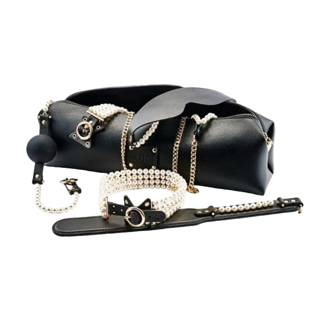 Guilty Pleasure Allure Pearl Pleasure Set BDSM Luxury Bondage Kit Fetish Vegan