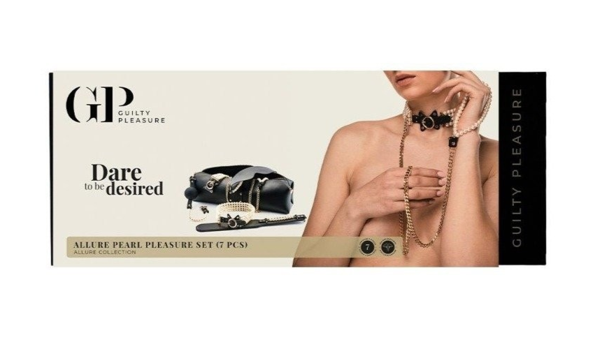 Guilty Pleasure Allure Pearl Pleasure Set BDSM Luxury Bondage Kit Fetish Vegan