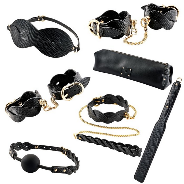 Guilty Pleasure Eclipse Braided Pleasure Set BDSM Sexy Bondage Kit Fetish Vegan