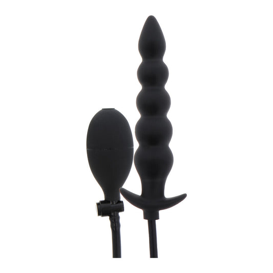 Hidden Desire Extreme Advanced Inflatable Ribbed Anal Butt Plug Prostate Probe