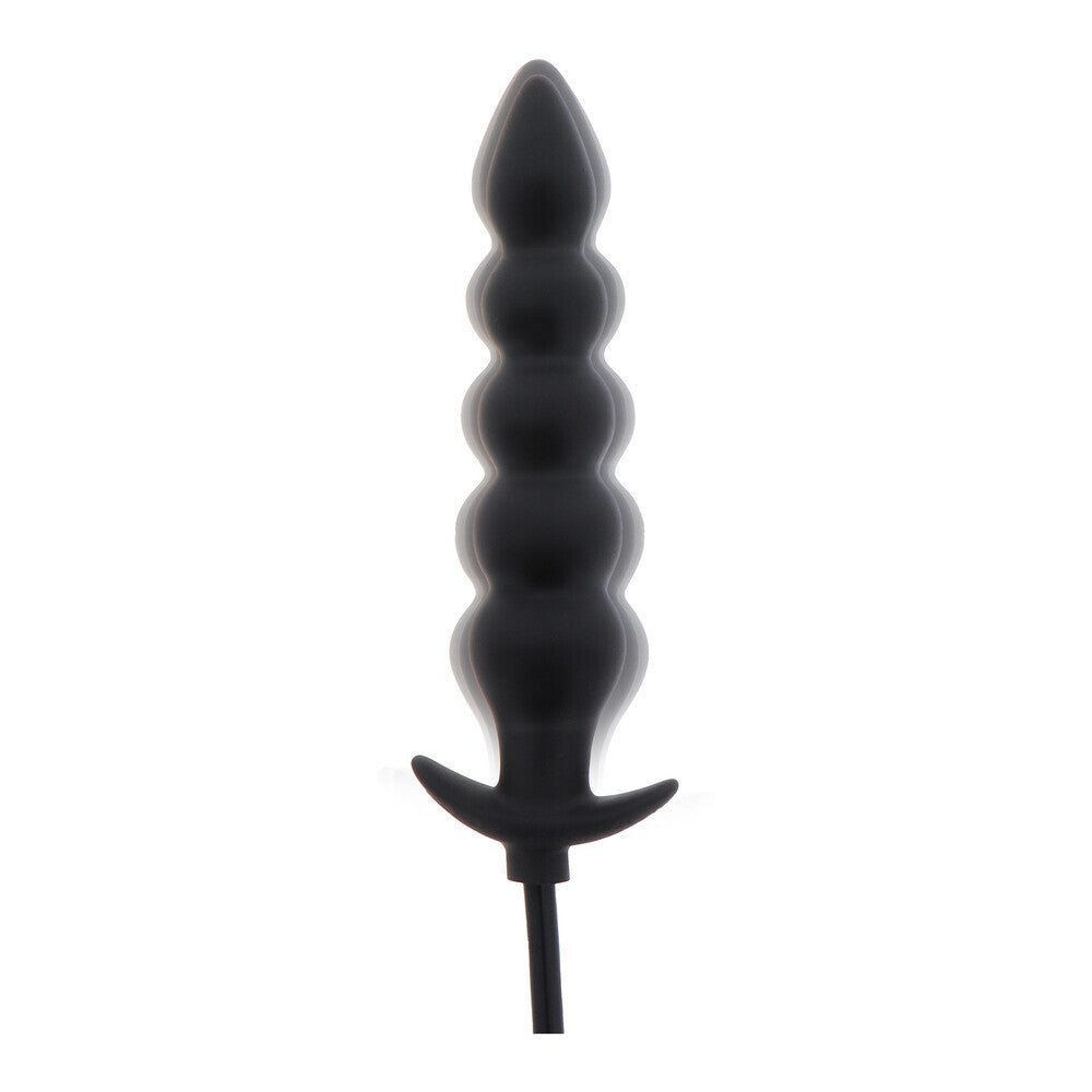 Hidden Desire Extreme Advanced Inflatable Ribbed Anal Butt Plug Prostate Probe