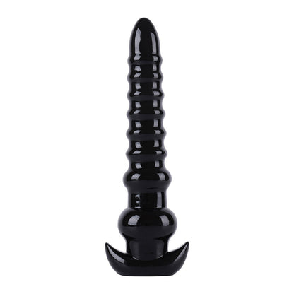 Hidden Desire Extreme Anal Drill XXL 13 Inch Dildo Ribbed Butt Probe BDSM Fetish