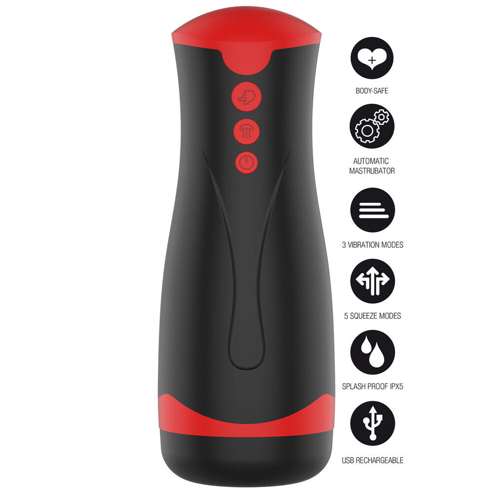 Hidden Desire Fusion X Deep Squeeze Vibrating Male Blowjob Masturbator Stroker