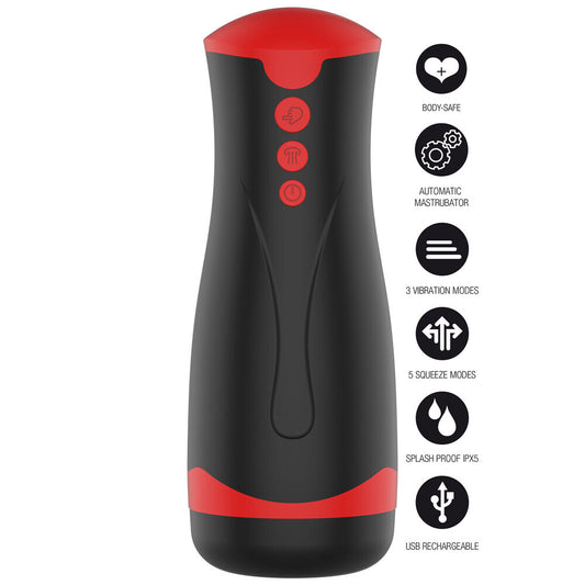 Hidden Desire Fusion X Deep Squeeze Vibrating Male Blowjob Masturbator Stroker