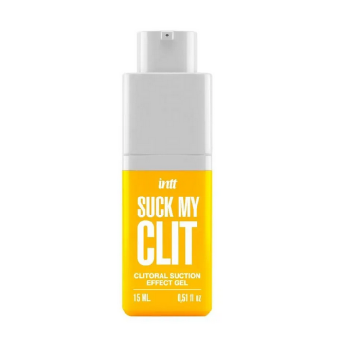 Product with yellow label and white cap on a white background