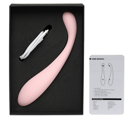 INTY Toys Blush Silicone Multi Speed Bullet Wand Clit G-Spot Vibrator Waterproof