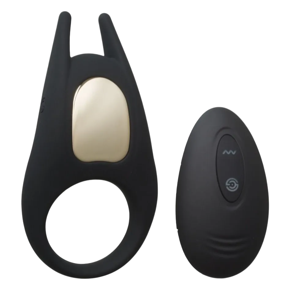 INTY Toys Crave Remote Control Couples Vibrating Cock Ring Silicone Massager