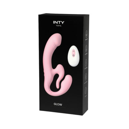 INTY Toys Glow Remote Control Vibrator Dildo Massager Clit G-Spot Silicone Wand