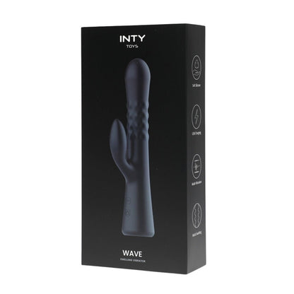 Black packaging of INTY Toys Wave product on a white background